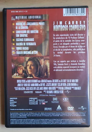 DVD Mentiroso Compulsivo Edición Especial