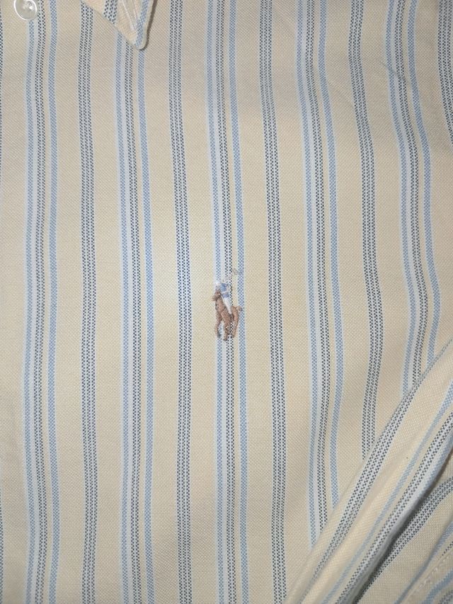 Camisa Ralph Lauren Rayas Talla M (10-12 años)