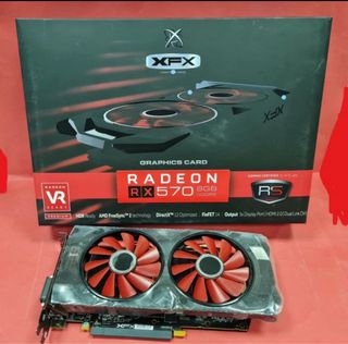 2x Tarjetas Gráficas XFX RX570 8GB GDDR5 Pack de 2