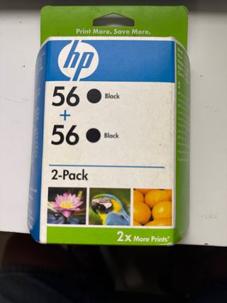 Cartuchos Tinta HP 56 Negro 2 Unidades