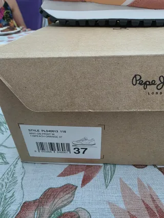Zapatillas Pepe Jeans Mujer Naranja y Rosa