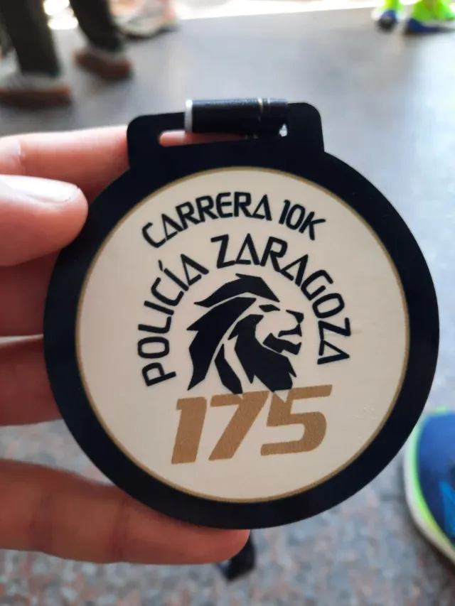 Medalla Policía Zaragoza 10K