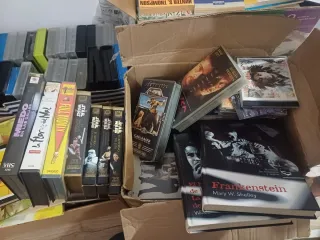 Lote Libros, DVDs y VHS