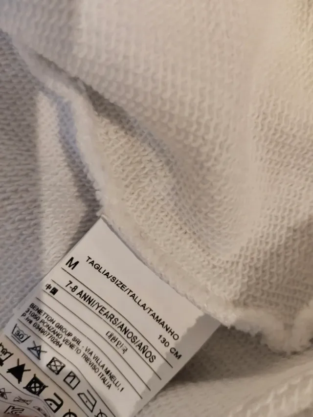 Sudadera Benetton niña Talla 7-8