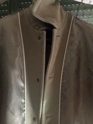Abrigo Lana Mujer Talla 48 LASSERRE color taupe 