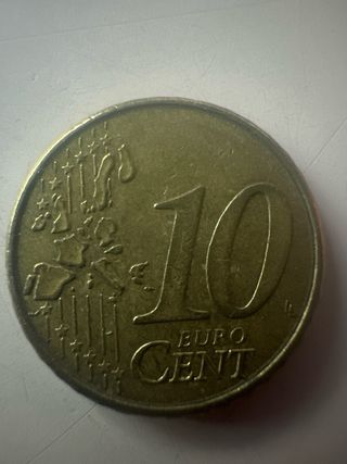 10 Céntimos Alemania 2002 F - Puerta Brandeburgo