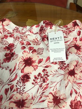 Falda midi estampada Next talla M