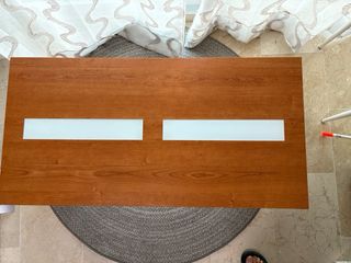 Mesa de centro madera elevable