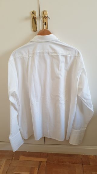 Camisa blanca Alazan hombre