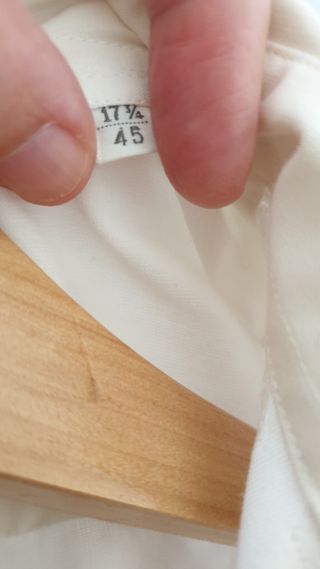Camisa blanca Alazan hombre