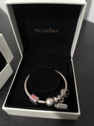 Pulsera Pandora Plata con Charms