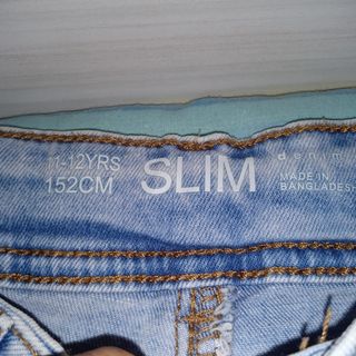 2 Vaqueros Azul Talla 11-12