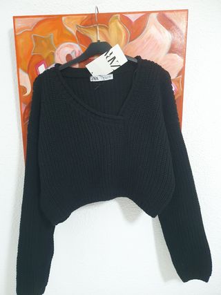 Jersey negro Zara