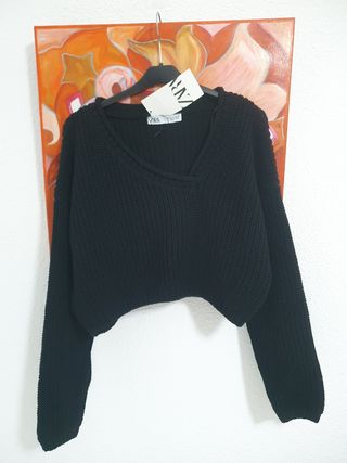 Jersey negro Zara