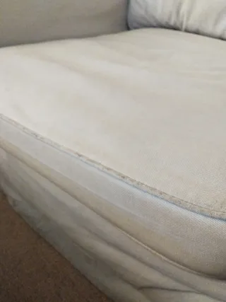 Sillón Ektorp Ikea beige tela