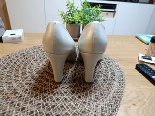 Zapatos de Novia Perla Talla 38.5 Piel