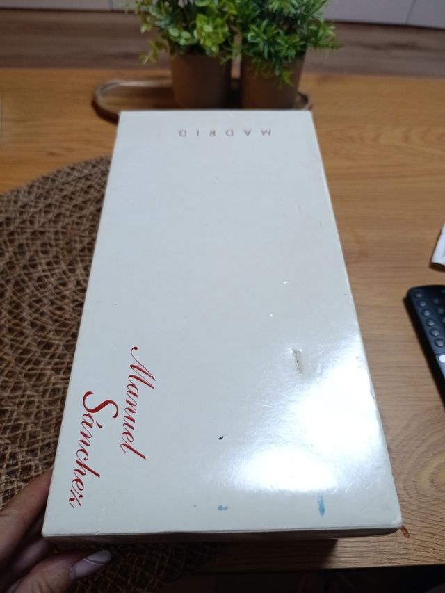 Zapatos de Novia Perla Talla 38.5 Piel