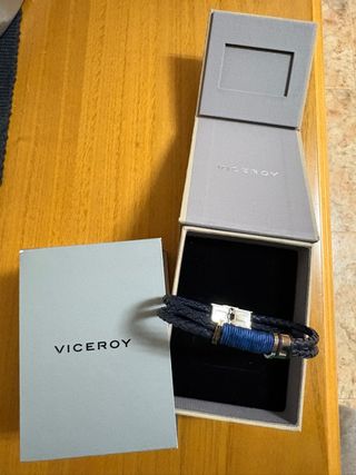 Pulsera Viceroy Trenzada Azul y Plata