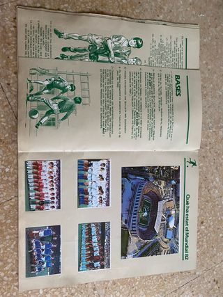 Álbum Cromos Mundial 82 Catalunya