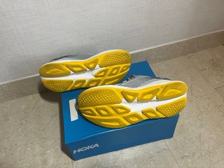 Zapatillas Hoka Rincon 4 Talla 43 Gris/Amarillo