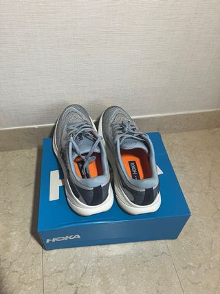Zapatillas Hoka Rincon 4 Talla 43 Gris/Amarillo