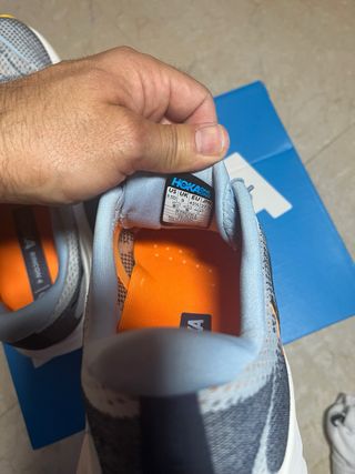 Zapatillas Hoka Rincon 4 Talla 43 Gris/Amarillo