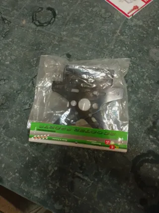 Portatarga per moto sportivo pieghevole