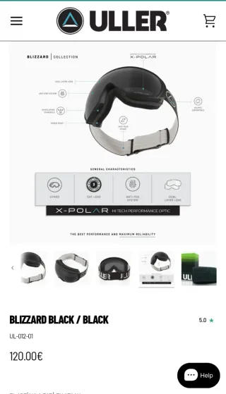 Máscara Uller Esquí