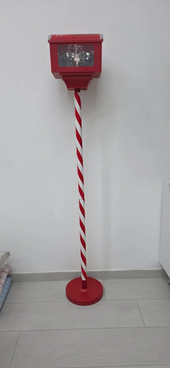 Cassetta Postale Babbo Natale Rossa e Bianca