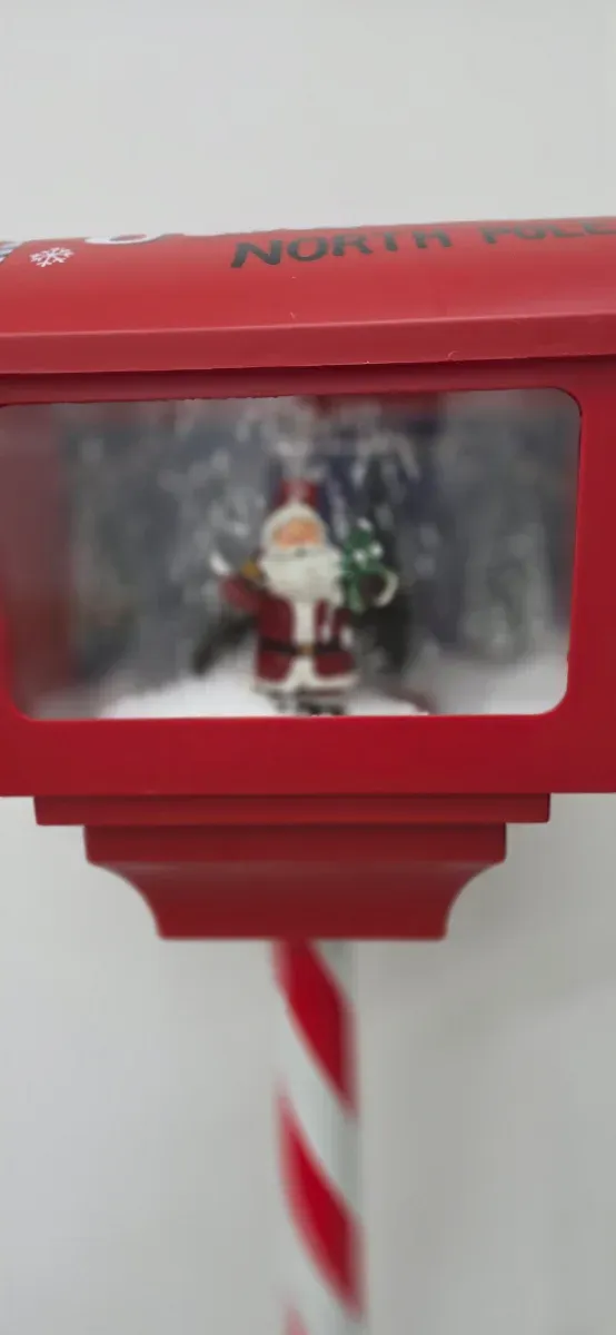 Cassetta Postale Babbo Natale Rossa e Bianca