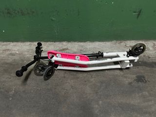 Patinete 3 ruedas Speeder blanco y rosa