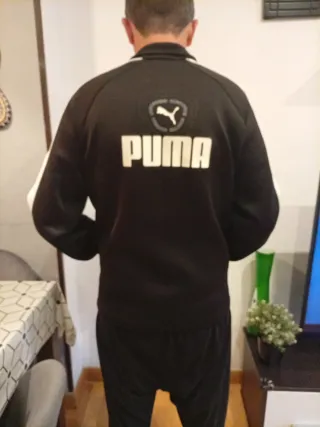 Chaqueta Puma Negra y Blanca