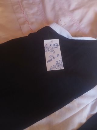 Vestido elegante negro y blanco sin estrenar