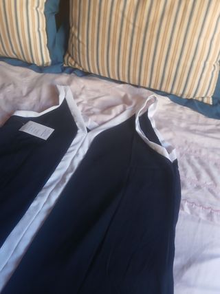 Vestido elegante negro y blanco sin estrenar