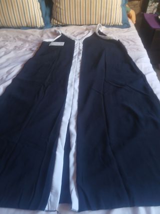 Vestido elegante negro y blanco sin estrenar