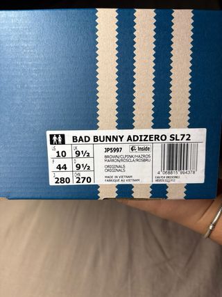 Adidas x Bad Bunny Zapatillas Marrón Rosa