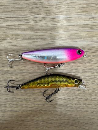 2 señuelos pesca rockfishing