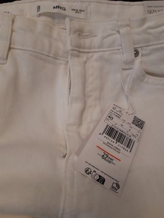 Pantalones Mango Skinny Talla 40