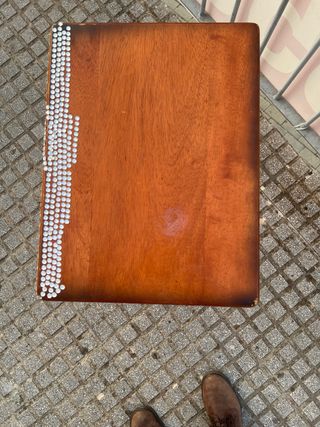 Mesita auxiliar plegable madera 66x49x38