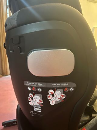 Silla coche Isofix evolutiva