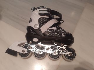 Patines en línea para niño y set de protecciones