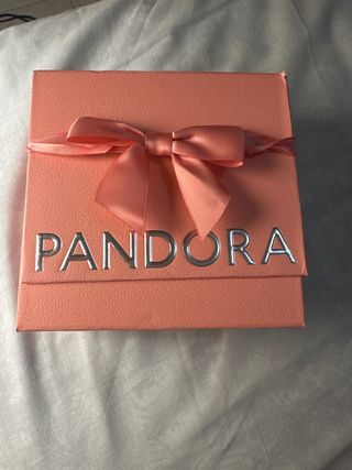 Anillo Pandora Rosa y Plateado