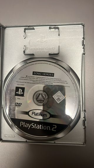 Sonic Heroes PS2 Platinum PAL