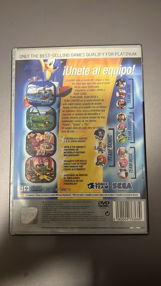 Sonic Heroes PS2 Platinum PAL