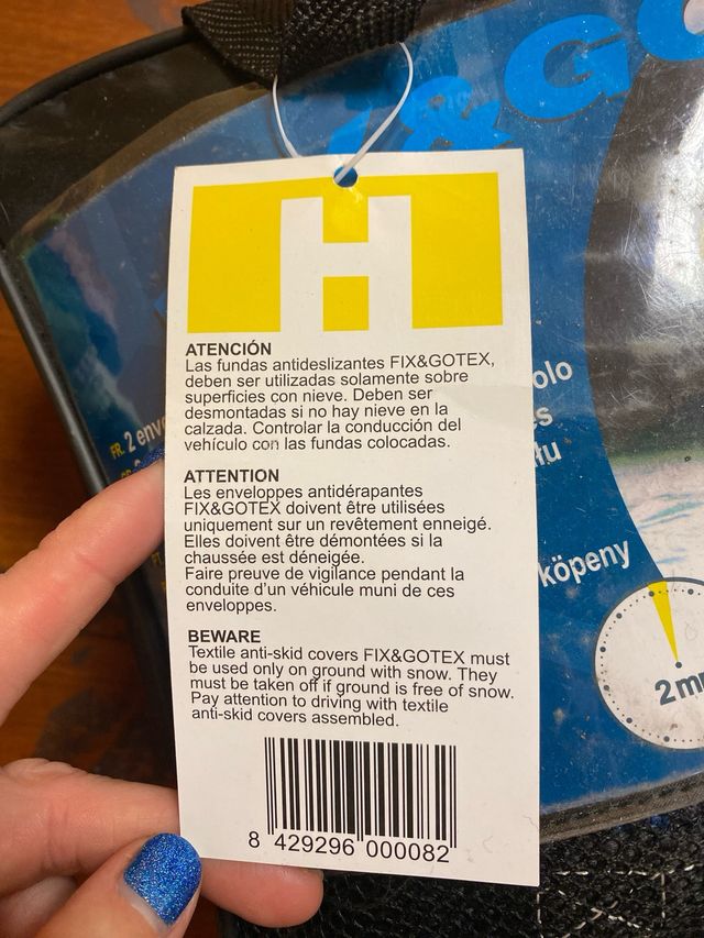 Cadenas de tela para nieve FIX&GO