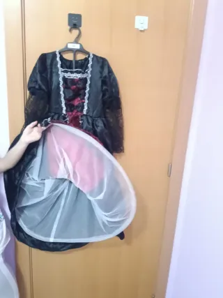 Disfraz niña Vampira/Novia Muerte Halloween