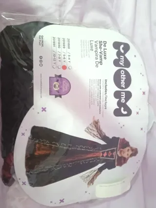 Disfraz niña Vampira/Novia Muerte Halloween