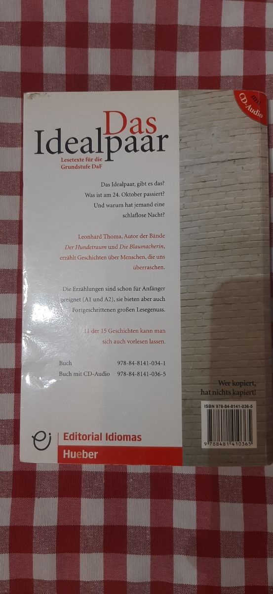 DAS IDEALPAAR Libro+CD-Audio (Lecturas Aleman) ...