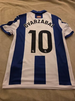 Camiseta Macron Real Sociedad Azul/Blanca
