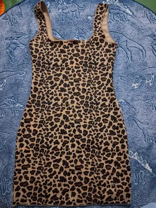 Vestido estampado leopardo